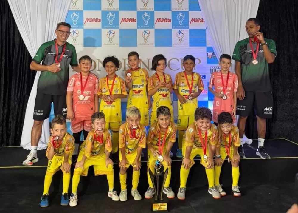 Sub-8 da AACC Copagril/ Prefeitura de Marechal Rondon conquista o 3º lugar na Londrina Cup
