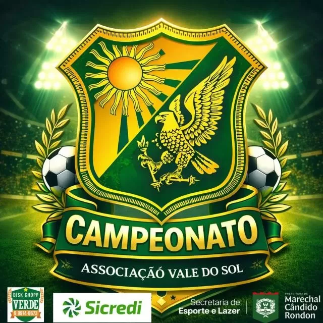1° Rodada do Campeonato Vale do Sol/Sicredi/Choop do verde teve média de gols alta