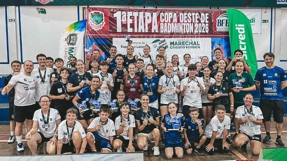 1° Etapa Da Copa Oeste de Badminton em Marechal Rondon foi realizada com sucesso absoluto