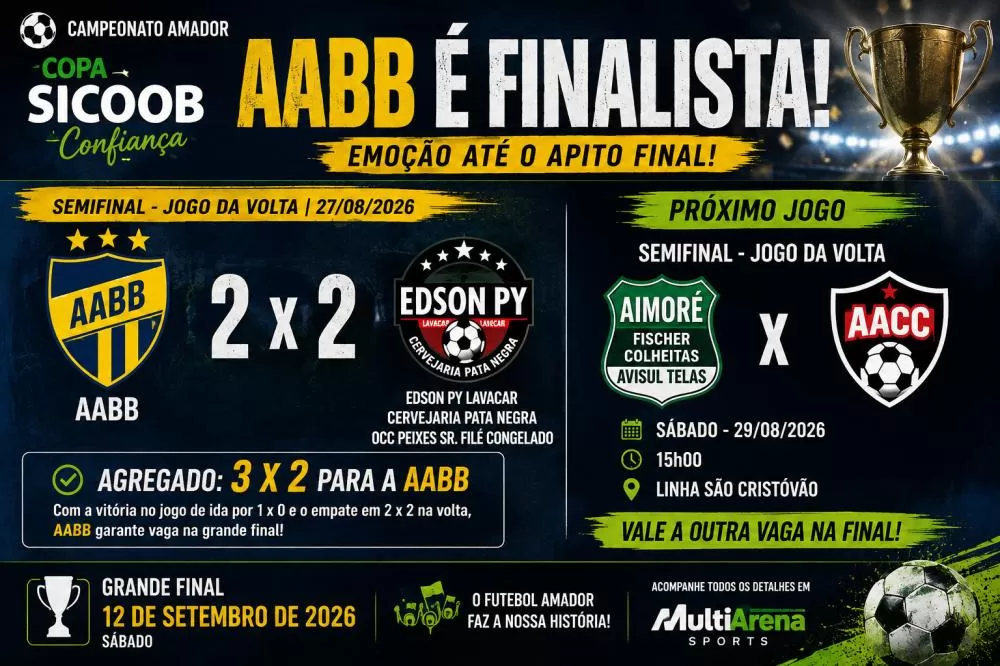 AABB segura o empate e está na grande final da Copa Sicoob Confiança