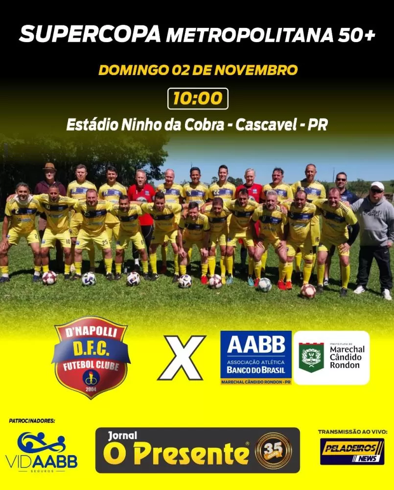 Fim de semana com jogo pela Super Copa Metropolitana